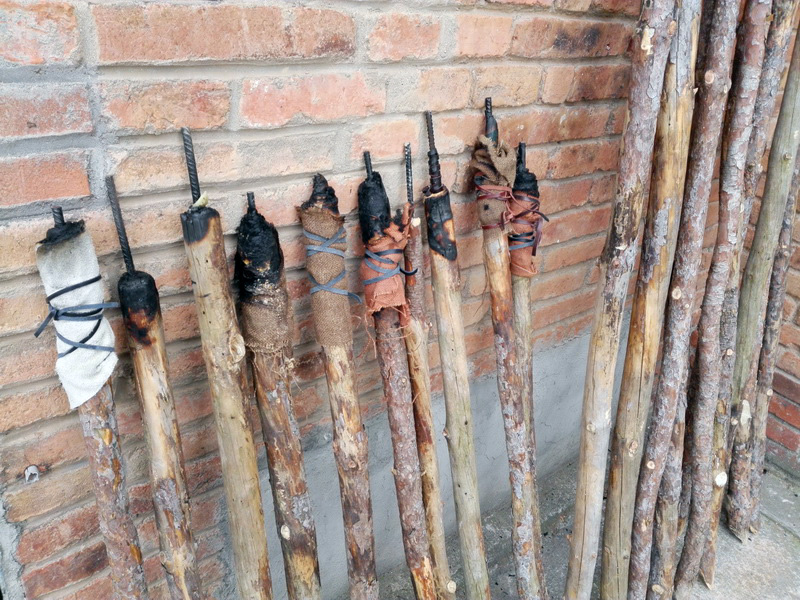 antorcha madera alt 110-115 10u alt 201-230 10u